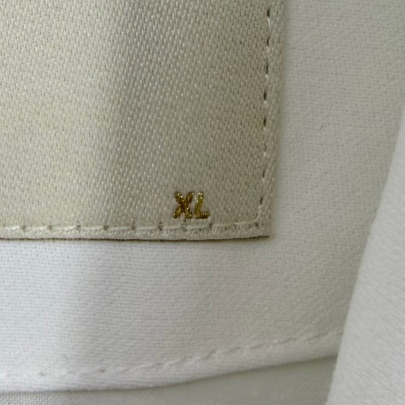 Amanda Uprichard Shawl Collar Blazer in Ivory Off White Size XL - Picture 9 of 10